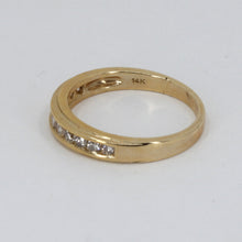 將圖片載入圖庫檢視器 14K Solid Yellow Gold Diamond Band Ring 0.33 CT 2.7 Grams
