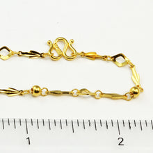 Load image into Gallery viewer, 24K Solid Yellow Gold Design Link Chain 6.9 Grams

