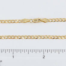 將圖片載入圖庫檢視器 14K Solid Yellow Gold Flat Cuban Link Chain 22&quot; 5.6 Grams SKU: 15-30-1526
