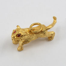 Load image into Gallery viewer, 24K Solid Yellow Gold 3D Zodiac Tiger Pendant 8.3 Grams
