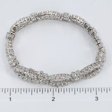 將圖片載入圖庫檢視器 18K White Gold Diamond Bracelet D11.56 CT
