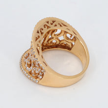 Load image into Gallery viewer, 18K Rose Gold Diamond Women Ring 1.25 CT
