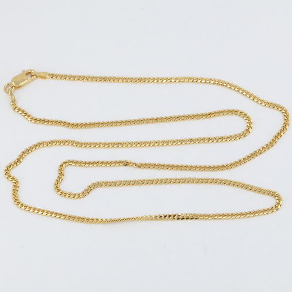 14K Solid Yellow Gold Cuban Link Chain 20" 16.9 Grams