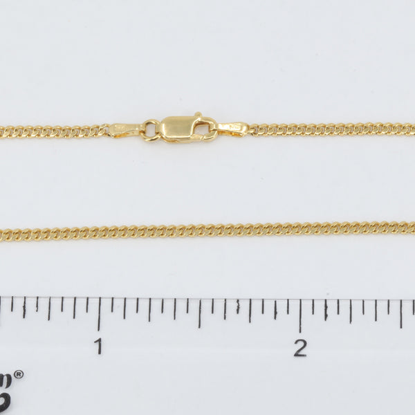 14K Solid Yellow Gold Cuban Link Chain 20" 16.9 Grams
