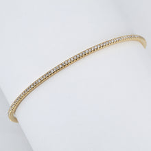 Load image into Gallery viewer, 18K Yellow Gold Diamond Bangle D0.61 CT
