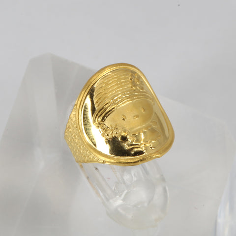 Buy Custom Named Baby Gold Ring 24K 0.999pure 1g, 1.875g, 3.75g Dol Ring  Personalized Baby Ring Baby Gold Band 1st Ring 돌반지 순금 Online in India - Etsy