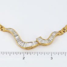 將圖片載入圖庫檢視器 18K Yellow Gold Diamond Necklace D3.28CT
