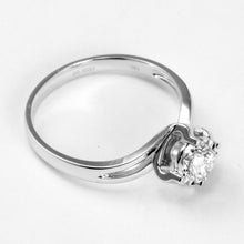Load image into Gallery viewer, 18K White Gold Women Diamond Ring D0.30CT
