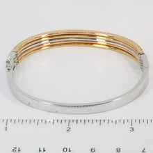 Load image into Gallery viewer, 18K Solid Gold Diamond Bangle 2.38 CT
