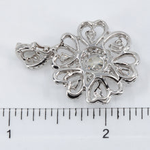 Load image into Gallery viewer, 18K White Gold Diamond Flower Pendant CD1.00CT SD1.90CT
