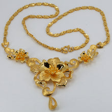 Load image into Gallery viewer, 24K Solid Yellow Gold Wedding Flower Chain 35.94 Grams
