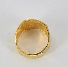 Load image into Gallery viewer, 24K Solid Yellow Gold Men Eagle Adjustable Ring Band 10.8 Grams
