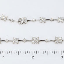 將圖片載入圖庫檢視器 18K White Gold Diamond Necklace D6.15CT
