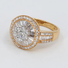 Load image into Gallery viewer, 18K Rose Gold Diamond Women Ring 1.49 CT
