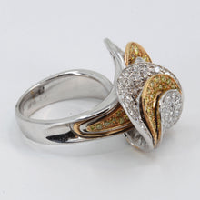 Load image into Gallery viewer, 18K White Gold Diamond Cocktail Ring 1.94 CT
