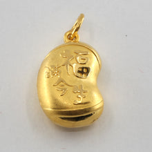 Load image into Gallery viewer, 24K Solid Yellow Gold Baby Puffy Peanut Hollow Pendant 4.6 Grams

