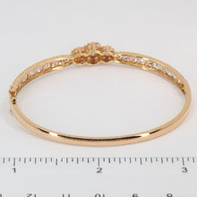 Load image into Gallery viewer, 18K Solid Rose Gold Diamond Bangle 2.72 CT
