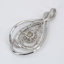 Load image into Gallery viewer, 18K White Gold Diamond Pendant CD0.91CT SD2.81CT
