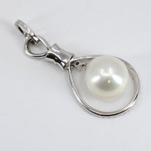Load image into Gallery viewer, 18K White Gold Diamond South Sea White Pearl Pendant D1.36 CT

