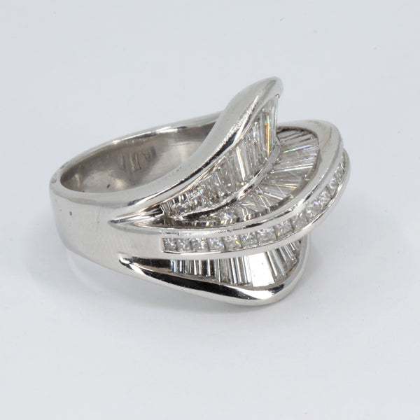 Platinum Women Diamond Ring D5.35CT