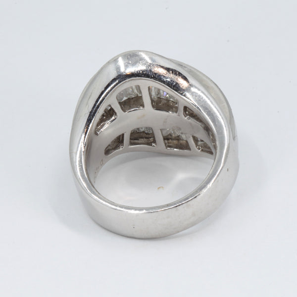 Platinum Women Diamond Ring D5.35CT