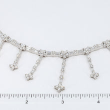 將圖片載入圖庫檢視器 18K White Gold Women Diamond Necklace D6.49CT
