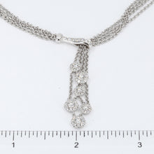 將圖片載入圖庫檢視器 18K White Gold Diamond Necklace D1.02CT
