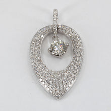 Load image into Gallery viewer, 18K White Gold Diamond Pendant CD0.84CT SD1.50CT
