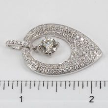 Load image into Gallery viewer, 18K White Gold Diamond Pendant CD0.84CT SD1.50CT
