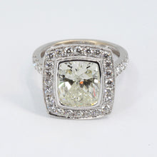 Load image into Gallery viewer, 18K White Gold Women Diamond Ring CD4.29CT
