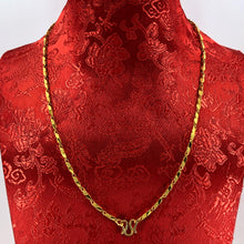 Load image into Gallery viewer, 24K Solid Yellow Gold Barrel Link Chain 13.7 Grams

