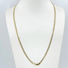 Load image into Gallery viewer, 14K Solid Yellow Gold Flat Cuban Link Chain 22&quot; 5.6 Grams
