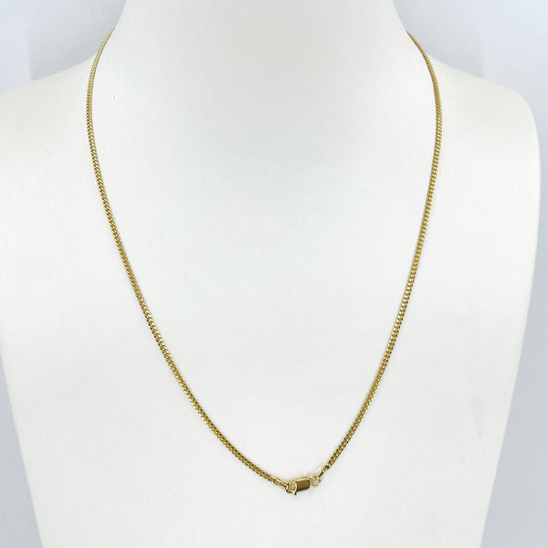 14K Solid Yellow Gold Cuban Link Chain 20" 16.9 Grams