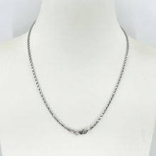 Load image into Gallery viewer, 14K Solid White Gold Rope Chain 16&quot; 6.9 Grams

