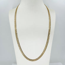 Load image into Gallery viewer, 14K Solid Yellow Gold Cuban Link Chain 24&quot; 20.9 Grams
