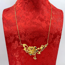 Load image into Gallery viewer, 24K Solid Yellow Gold Wedding Flower Chain 20.54 Grams
