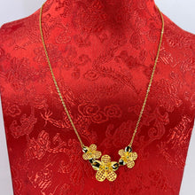 Load image into Gallery viewer, 24K Solid Yellow Gold Wedding Flower Chain 11.1 Grams
