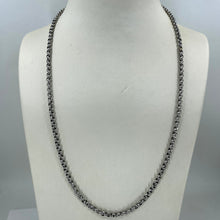 Load image into Gallery viewer, 18K Solid White Gold Cable Link Chain 22&quot; 17.4 Grams
